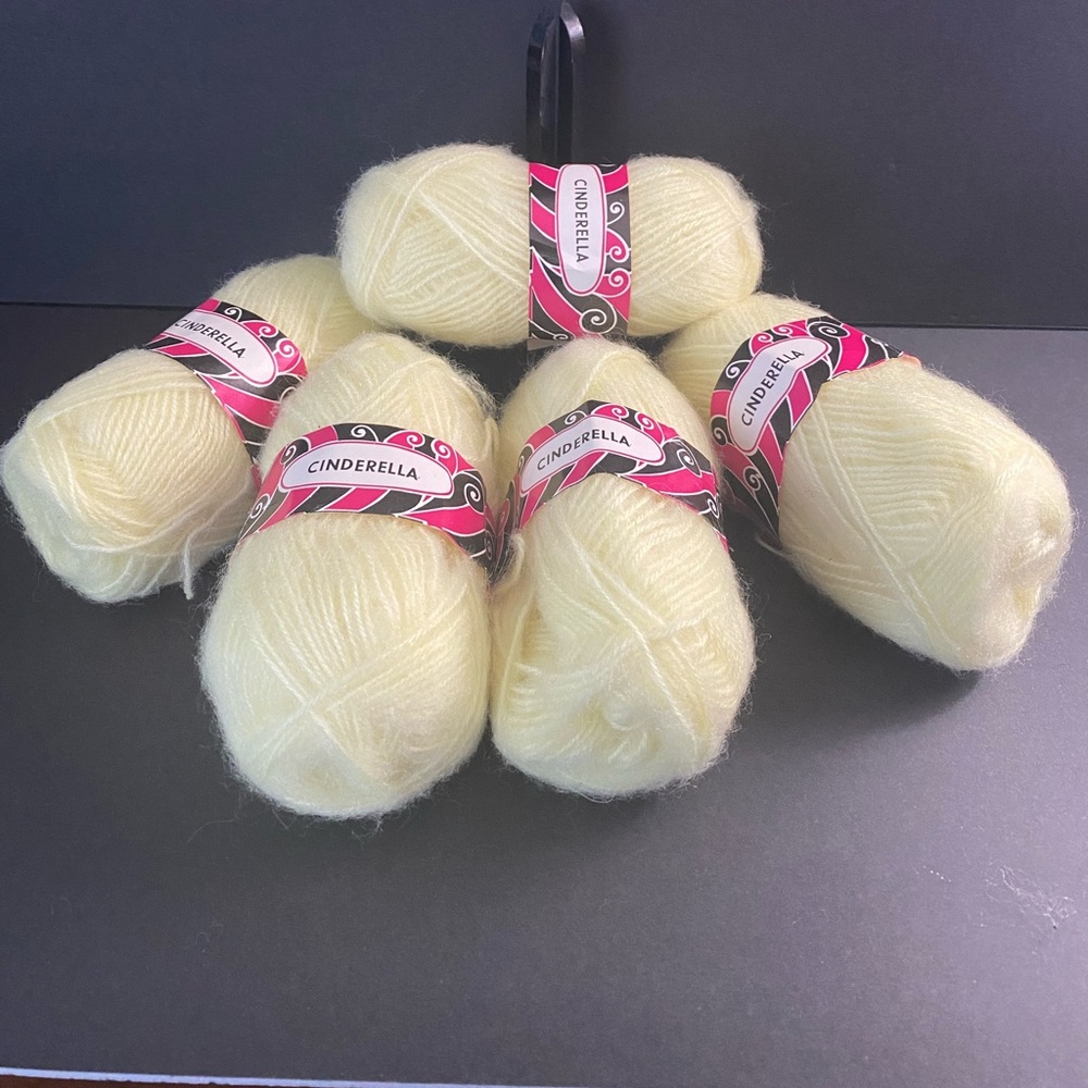 Acrylic Mohair Blend Cinderella Israel Skeins Yarn New